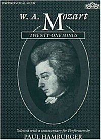 W.A. Mozart Twenty-One Songs (Paperback)