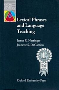 [중고] Lexical Phrases and Language Teaching (Paperback)