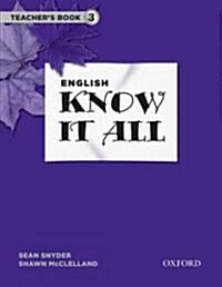 [중고] English Know it All: Teacher‘s Book 3 (Paperback)