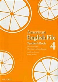 [중고] American English File Level 4: Teacher‘s Book (Paperback)