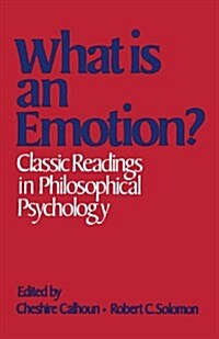 What Is an Emotion? (Paperback)