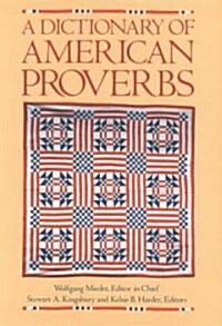 A Dictionary of American Proverbs (Hardcover)