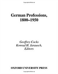German Professions 1800-1950 (Hardcover)
