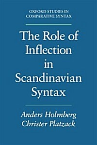 Role of Inflection Scandinavian Syntax Oscs (Paperback)