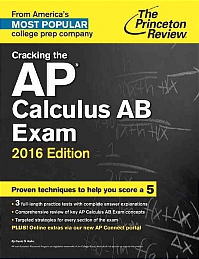 [중고] Cracking the AP Calculus AB Exam (Paperback, 2016)