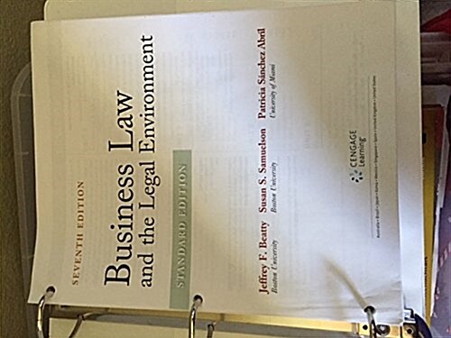 Business Law and the Legal Environment (Loose Leaf, 7th)