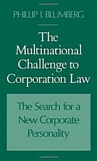 The Multinational Challenge to Corporation Law (Hardcover)