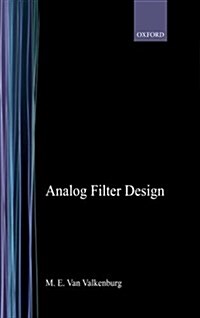 Analog Filter Design (Hardcover)