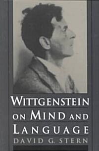 Wittgenstein on Mind and Language (Paperback, Reprint)