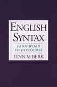 [중고] English Syntax: From Word to Discourse (Paperback)
