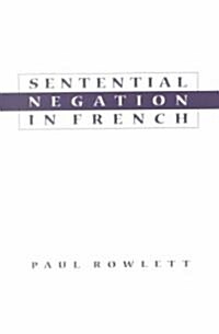 Sentential Negation in French (Paperback)