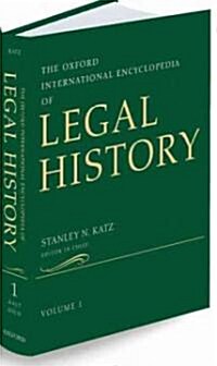 The Oxford International Encyclopedia of Legal History: 6-Volume Set (Hardcover)