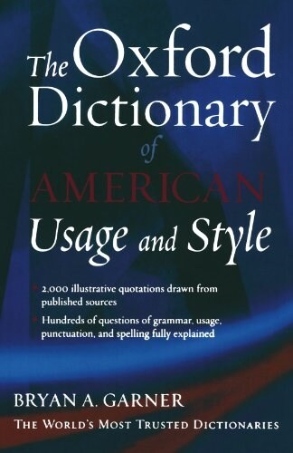 The Oxford Dictionary of American Usage and Style (Paperback)