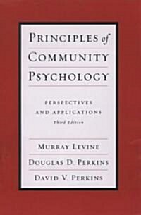 [중고] Principles of Community Psychology: Perspectives and Applications (Hardcover, 3)