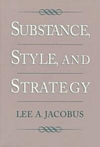 [중고] Substance, Style, and Strategy (Paperback)