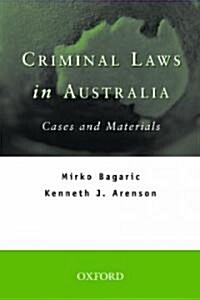 Criminal Laws In Australia (Paperback)
