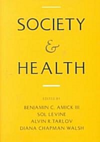 Society and Health (Hardcover)