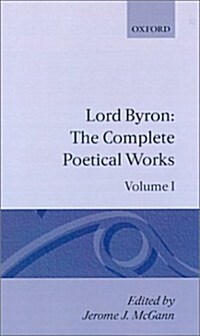 The Complete Poetical Works: Volume 1 (Hardcover)