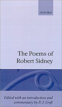 The Poems of Robert Sidney (Hardcover)