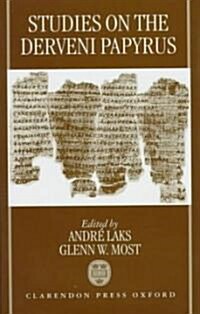 Studies on the Derveni Papyrus (Hardcover)