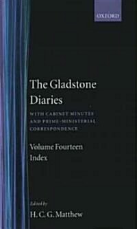 The Gladstone Diaries: Volume 14: Index (Hardcover)