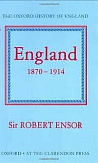 England 1870-1914 (Hardcover)
