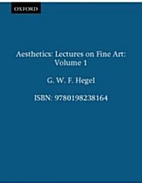 Aesthetics: Volume 1 (Paperback)