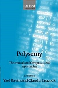 Polysemy : Theoretical and Computational Approaches (Hardcover)