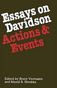 Essays on Davidson: Actions and Events (Paperback)