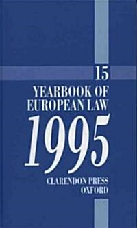 Yearbook of European Law (Hardcover)