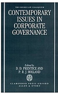Contemporary Issues in Corporate Governance (Hardcover)