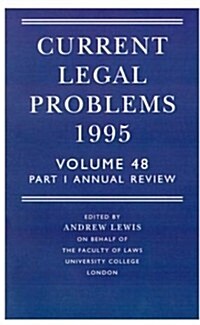 Current Legal Problems (Paperback)