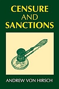 Censure and Sanctions (Paperback)