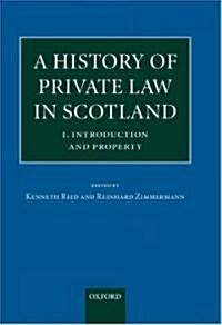 A History of Private Law in Scotland (Hardcover)