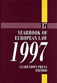 The Yearbook of European Law (Hardcover)