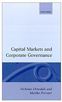 Capital Markets and Corporate Governance (Hardcover)
