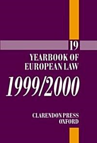 Yearbook of European Law (Hardcover)