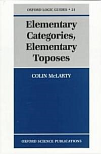 Elementary Categories, Elementary Toposes (Paperback, Revised)