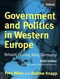 Government and Politics in Western Europe : Britain, France, Italy, Germany (Paperback, 3 Revised edition)