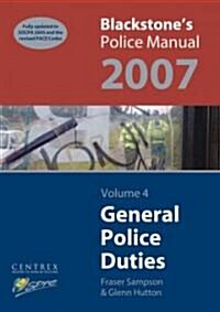 Blackstones Police Manual (Paperback)