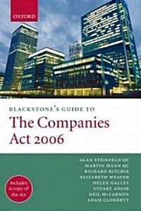 Blackstones Guide to the Companies ACT 2006 (Paperback)