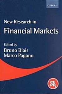 New Research in Financial Markets (Paperback)