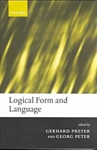 Logical Form and Language (Paperback)