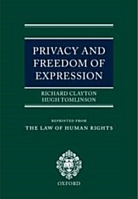 Privacy and Freedom of Expression (Paperback)