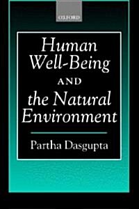 Human Well-Being and the Natural Environment (Hardcover)