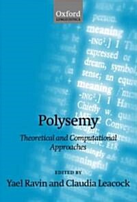 Polysemy : Theoretical and Computational Approaches (Paperback)