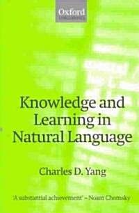 Knowledge and Learning in Natural Language (Paperback)