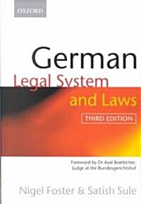 German Legal System & Laws (Paperback, 3rd)