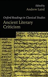 Ancient Literary Criticism (Hardcover)
