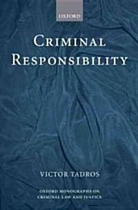 Criminal Responsibility (Hardcover)